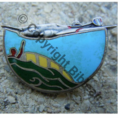 NH ESCADRILLE SAUVETAGE EN MER 98  AUGIS SM Bol fenetre allonge Grave AUGIS LYON Dos lisse irreg Src.tornesol270 219Eur01.15 